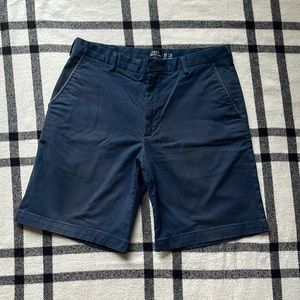 IZOD Navy Blue “Flat Front” Shorts